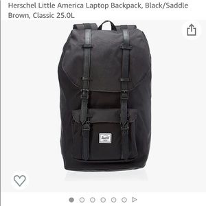Hershel Little America laptop black backpack